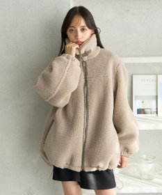 earth music&ecology ボアルーズブルゾン