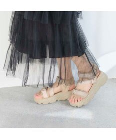 MODE ET JACOMO <noyau>トリプルベルクロ厚底スポーツサンダル