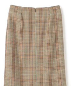 BEIGE， SELMA / チェックウールラッフルスカート