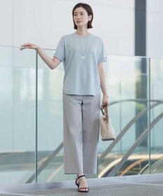 J.PRESS LADIES S 【セットアップ対応・洗える・撥水】コットンFITTY ストレート パンツ