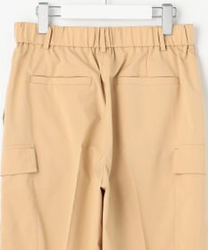 自由区 【洗える】撥水シルキーポプリン カーゴパンツ