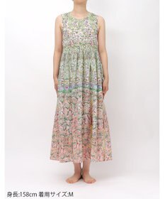 tsumori chisato SLEEP ツモリチサト ワンピース 綿100%(スカート） パッド入り ノースリーブ ロング丈 レディース UNT114 /ワコール