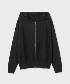 GRACE CONTINENTAL スパンコールニットパーカー