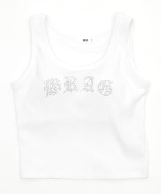 WEGO 【カップ付きインナー】ロゴスタッズカップインタンク