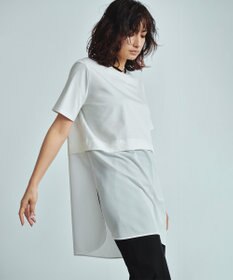 ICB L 【人気のため新色追加・UVケア・洗える】シアージャージーコンビ カットソー