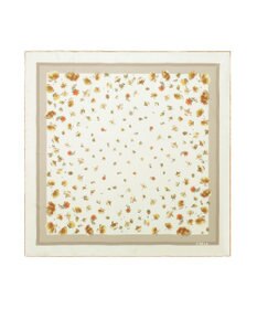 MOONBAT FURLA(フルラ)シルクツイル 水彩フラワー スカーフ 88cm×88cm