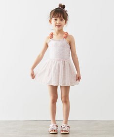 ANY KIDS 花柄チュールワンピース水着