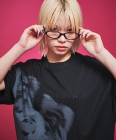 WEGO 【ユニセックス着用ITEM】ラインストーングラフィックT（SS）