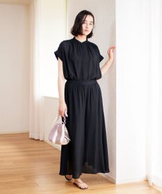 UNFILO 【撥水】ヴィンテージライク ブラウス