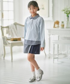 組曲 KIDS 【110-140㎝】 チェックプリーツ キュロット