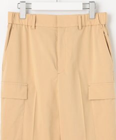 自由区 【洗える】撥水シルキーポプリン カーゴパンツ