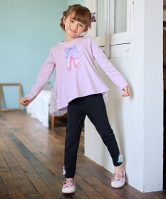 ANY KIDS ドレスモチーフ付きレギンス