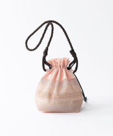 TRICOTE ボーダーシアーポーチバッグ