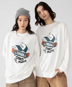 WEGO 【2025年秋冬新作/SMLXLサイズ展開/ユニセックス着用ITEM】アソートグラフィックプルオーバー