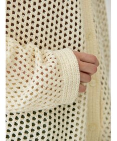 AMERICAN HOLIC 透かし編みニットカーディガン