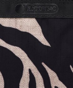 LeSportsac COSMETIC CLUTCH/ラフィアゼブラ