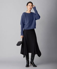 ICB L 【洗える】 ソフトカシミヤミックス ドルマンスリーブニット