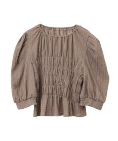 earth music&ecology ポコポコシャーリングトップス