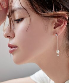 Tiaclasse パールロングピアス