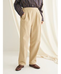 CRAFT STANDARD BOUTIQUE 綿ピーチ綺麗シルエットパンツ