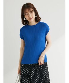 Green Parks ・Ｐｅｔｉｔ　Ｆｌｅｕｒ　フレンチスリーブリブニット