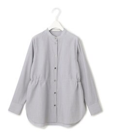 ICB 【洗える】 クリーンブロード バンドカラーシャツ