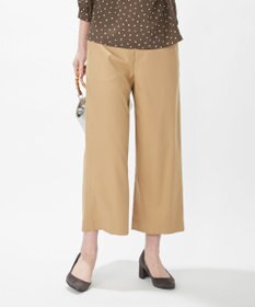 J.PRESS LADIES 【洗える】TRシャークスキン ワイドパンツ