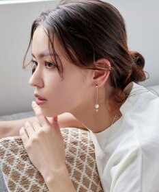 Tiaclasse パールロングピアス