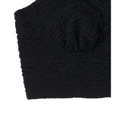 earth music&ecology エンボスフラワービスチェ