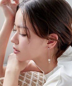 Tiaclasse パールロングピアス