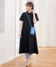 Tiaclasse 【洗える】ポロシャツワンピース