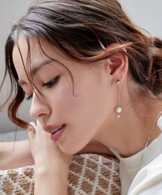 Tiaclasse パールロングピアス