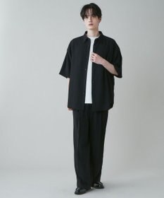 WEGO トロミ　ベルト付きワイドスラックス