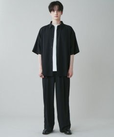 WEGO トロミ　ベルト付きワイドスラックス