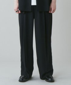 WEGO トロミ　ベルト付きワイドスラックス