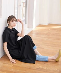 Tiaclasse 【洗える】ポロシャツワンピース