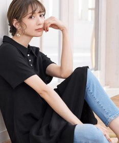 Tiaclasse 【洗える】ポロシャツワンピース