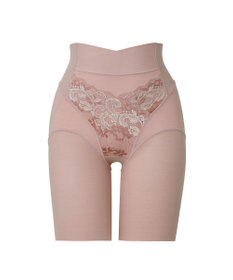 BRADELIS New York 【BRADELIS NewYork peace】綿混フィットレースガードル お尻と太ももの境目をしっかり作る補整ガードル