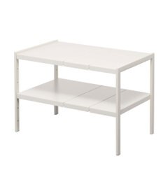 tower 伸縮シンク下ラック 2段 タワー D30 ホワイト