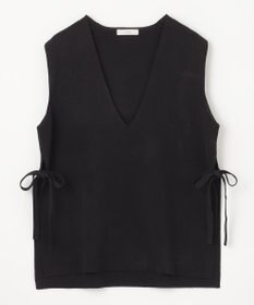 ANY L 【洗濯機可】サイドリボン ニットベスト