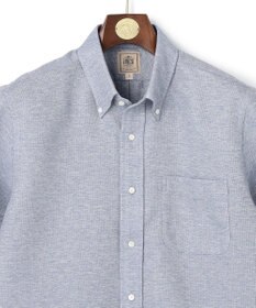 J.PRESS MEN 【WEB・一部店舗限定】ブリーザブルレノクロス 半袖シャツ / B.D.