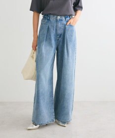 Green Parks ・ＥＬＥＮＣＡＲＥ　ＤＵＥ　デニムタックワイドパンツ