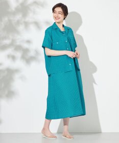 HELLY HANSEN 【速乾・UVカット・耐海水・耐塩素】マリンリゾートシアサッカーワンピース