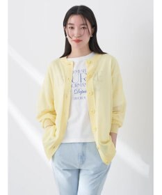 earth music&ecology シアーニットカーディガン