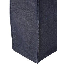 Maison de FLEUR デニムブランドロゴスクエアトートバッグ