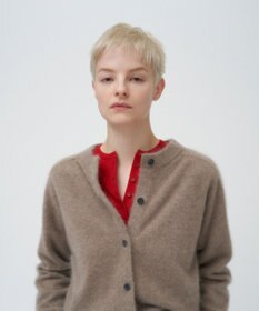 ATON ROYAL CASHMERE FUR | クルーネックカーディガン