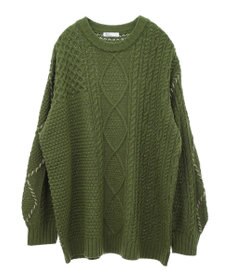 CRAFT STANDARD BOUTIQUE ハンドステッチケーブルニットチュニック