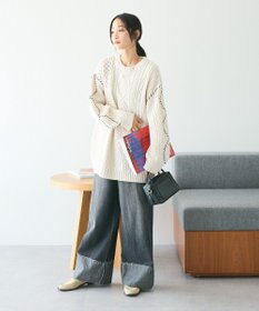CRAFT STANDARD BOUTIQUE ハンドステッチケーブルニットチュニック