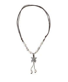 WEGO Lバタフライビーズネックレス