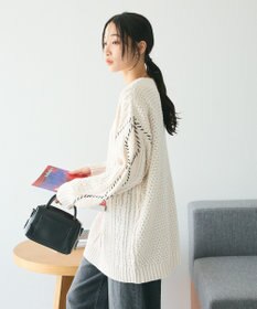 CRAFT STANDARD BOUTIQUE ハンドステッチケーブルニットチュニック
